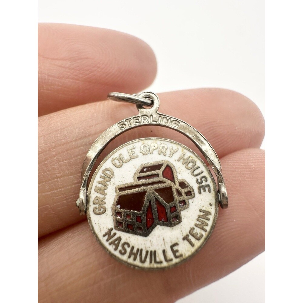 Vintage Sterling Silver Grand Ole Opry House Nashville Tenn Charm